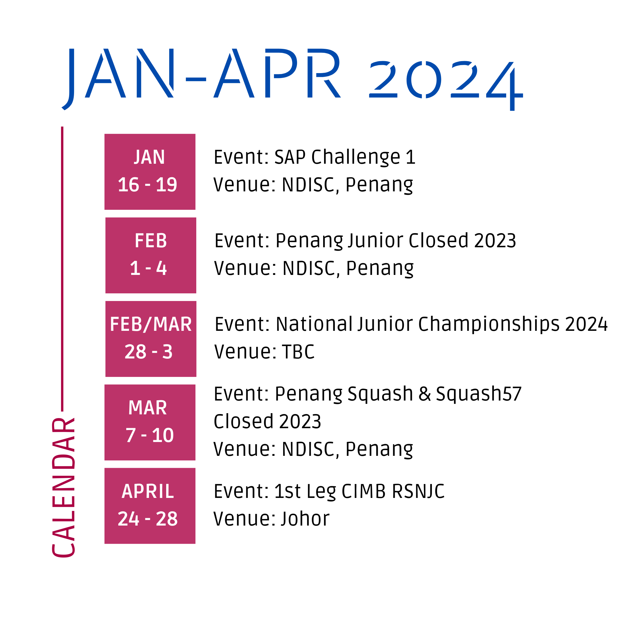 News & Events Squash Racquet Association Penang